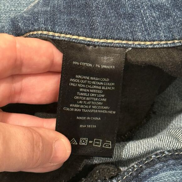 Kut From The Kloth Catherine Boyfriend Jeans Womens 18W Distressed Stretch Blue - Picture 4 of 10